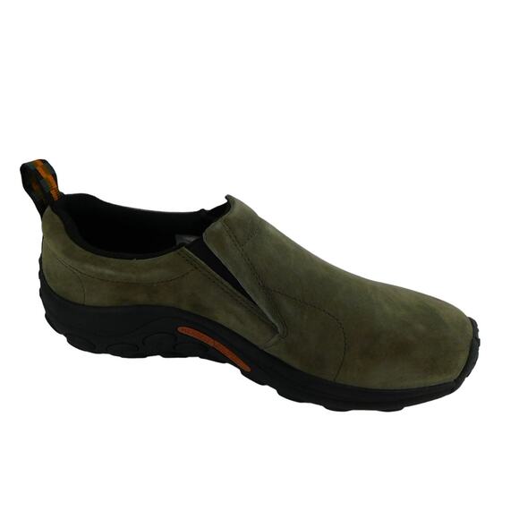 Merrel Jungle Moc Suede Gunsmoke Cannon Fumee Olive Men's Size 9.5 New shoe - Picture 1 of 8